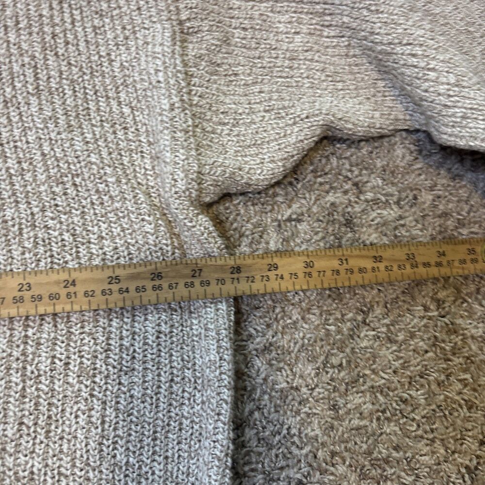 VTG Eddie Bauer Sweater Mens XL Oatmeal Henley Cotton Fisherman 90's Y2K Chunnky - Picture 11 of 16